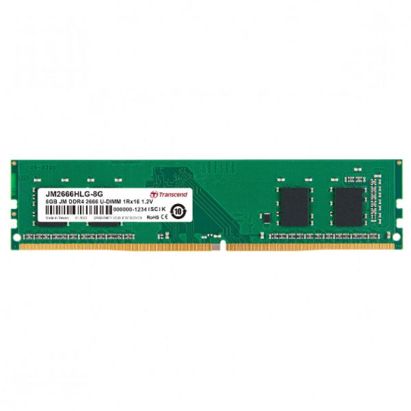 DDR4 8GB 2666MHz CL19 Single (1x 8GB) Transcend Value 1
