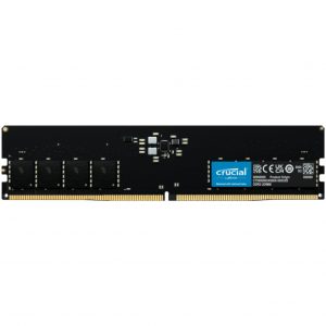 DDR5-16GB 4800MHz CL40 Single (1x 8GB) Crucial UDIMM PC5-38400 1.1V (CT8G48C40U5)