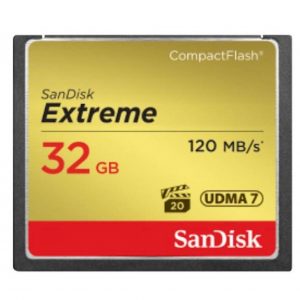 FLASH CompactFlash CF 32GB SanDisk Extreme (SDCFXSB-032G-G46)