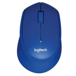 Miš Logitech brezžična optična M330 modra silent plus (910-004910)