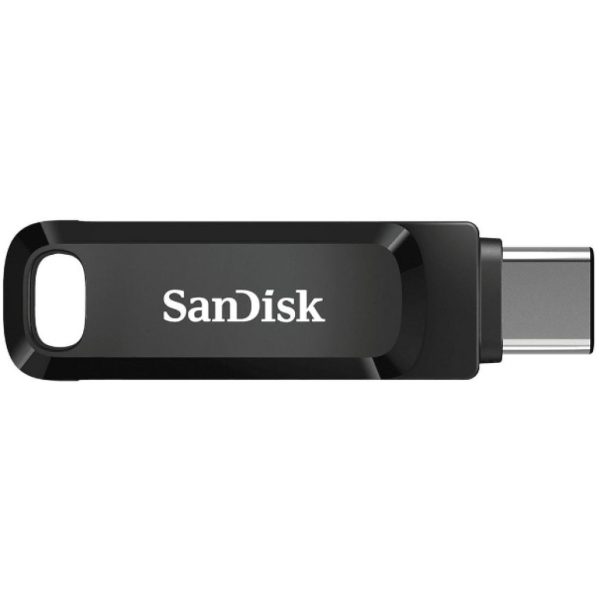 Spominski ključek 512GB USB-C Sandisk Dual Drive Go 150MB/s plastičen brez pokrovčka črn (SDDDC3-512G-G46)