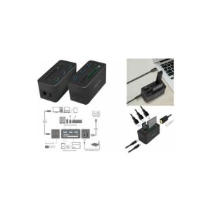 Priklopna postaja USB-C => 3x USB 3.0 2xUSB-C(PD 60W) 1x 4K HDMI čitalec kartic microSD SD CF 1x RJ45 Logilink (UA0370)