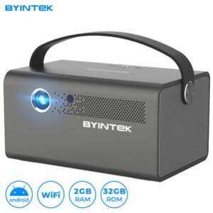 Projektor BYINTEK R17 PRO prenosni mini 3D LED DLP 4K UHD Android WiFi BT5.0 2GB + 32GB