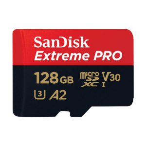 Spominska kartica SDXC-Micro 128GB Sandisk Extreme Pro 200MB/s/90MB/s U3 V30 UHS-I +adapter (SDSQXCD-128G-GN6MA)