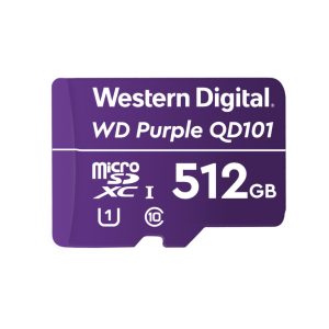 Spominska kartica SDXC-Micro 512GB WD Purple 100MB/s/100MB/s U1 UHS-I (WDD512G1P0C)