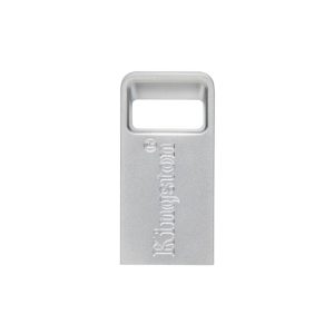 Spominski ključek 256GB USB 3.2 Kingston DT Micro 200MB/s - kovinski/micro/srebrn (DTMC3G2/256GB)