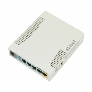 Usmerjevalnik brezžični Mikrotik WiFi4 802.11n N300 300Mbit/s 5xLAN 1x notranja antena (RB951Ui-2HnD)