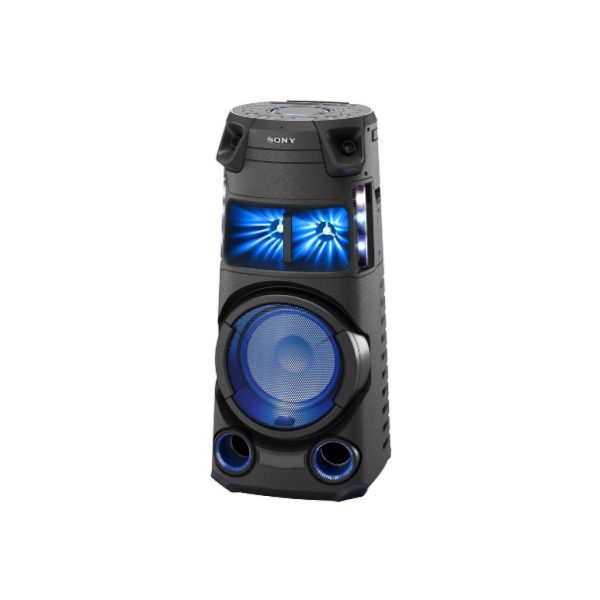 Zvočnik bluetooth karaoke Sony MHCV43D.CEL vgrajena baterija USB/MP3/HDMI/BT/AUX/RADIO FM/DAB Disco LED lučke