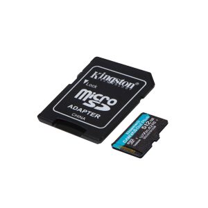 Spominska kartica SDXC 512GB Kingston GO 170MB/s/90MB/s U3 V30 UHS-I +adapter (SDCG3/512GB)