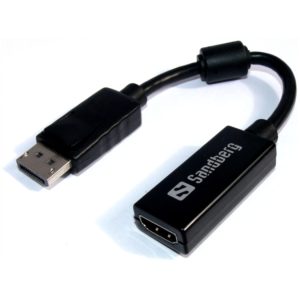 Adapter DisplayPort (m) => HDMI (ž) 15cm Sandberg