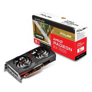 AMD Radeon RX7600 PULSE GAMING OC 8GB GDDR6 SAPPHIRE 1x HDMI 3x DisplayPort