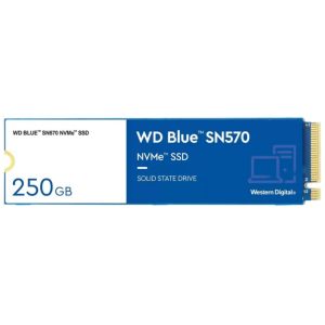 Disk SSD M.2 NVMe PCIe 3.0 250GB WD SN750 Blue 2280 3300/1200MB/s (WDS250G3B0C)