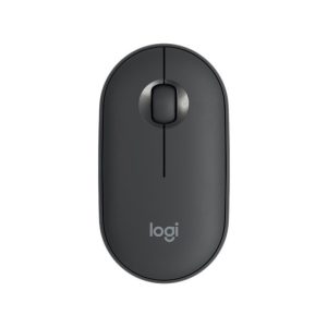 Miš Logitech brezžična + Bluetooth optična M350 grafitna Pebble (910-005718)