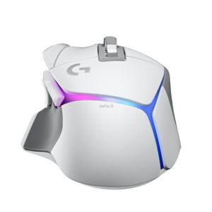 Miš Logitech brezžična G502 X Plus Premium optična gaming bela LightSpeed 25600DPI RGB (910-006171)
