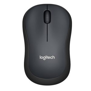 Miš Logitech brezžična optična za notesnike M220 črna silent (910-004878)
