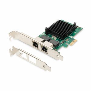 Mrežna kartica PCIe 2xRJ45 Digitus + Low Profile (DN-10132)