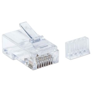 RJ45 konektor CAT.6+ za UTP trdi kabel (pak/90) Intellinet (790604)