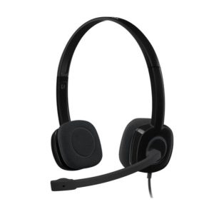 Slušalke Logitech 3.5 H151 stereo z mikrofonom - črne (981-000589)