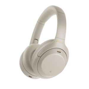 Slušalke brezžične naglavne Bluetooth stereo SONY WH-1000XM4S z odpravljanjem šumov srebrne