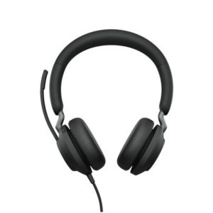 Slušalke žične Jabra naglavne z mikrofonom USB-C Evolve2 40 SE črne (24189-989-899)
