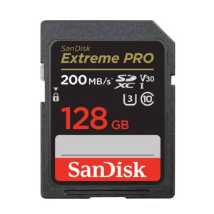 Spominska kartica SDXC 128GB Sandisk Extreme Pro Extreme 200MB/s/90MB/s U3 V30 UHS-I (SDSDXXD-128G-GN4IN)