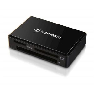 Zunanji čitalec kartic Transcend RDF8 USB 3.1 za CF SD microSD črn (TS-RDF8K2)