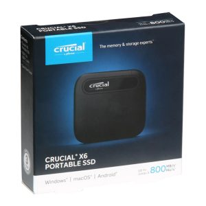 Crucial Portable SSD X6 2TB Schwarz Externe Solid-State-Drive