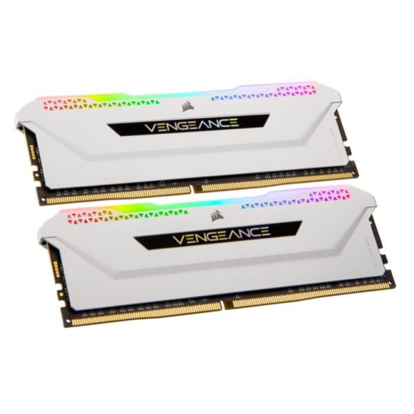 DDR4 32GB 3200MHz CL16 KIT (2x16GB) Corsair RGB Vengeance 1.35V Gaming bela (CMH32GX4M2E3200C16W)