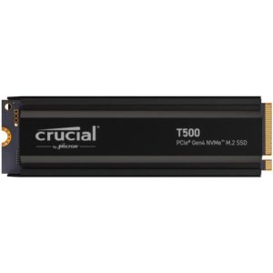 Disk SSD M.2 NVMe PCIe 4.0 2TB Crucial T500 s hladilnikom 2280 7400/7000MB/s (CT2000T500SSD5)
