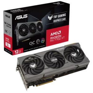 Grafična kartica AMD RX 7700XT Asus TUF Gaming OC - 12GB GDDR6  | 1xHDMI 1xHDMI 2.1 3xDisplayport 2.1 (90YV0JK0-M0NA00)