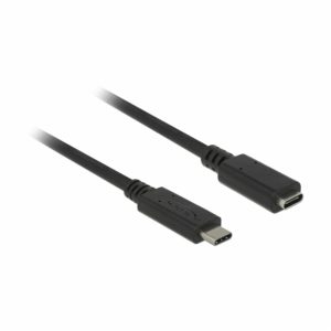 Kabel USB-C => USB-C 3.1 Podaljšek 2m 10Gbps 60W Delock (85542)