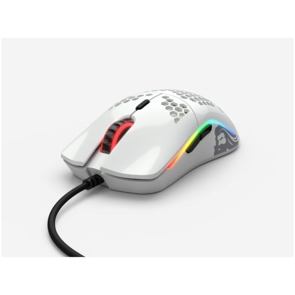 Miš Glorious PC Gaming Race Model O- RGB Glossy bela (GOM-GWHITE)