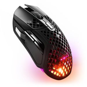 Miš SteelSeries brezžična Aerox 5 optična gaming 18000DPI RGB črna (62406)