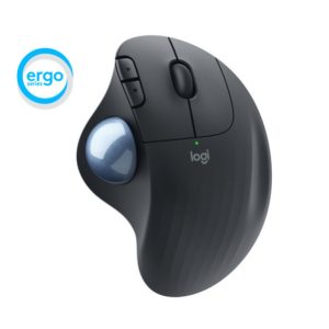 Miš brezžična Bluetooth 5.0 Logitech M575 Trackball 2000DPI Unifying ergonomska grafitna (910-005872)