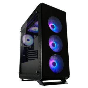 Ohišje LC Power Gaming 801B SeraX  MidiATX - črna RGB