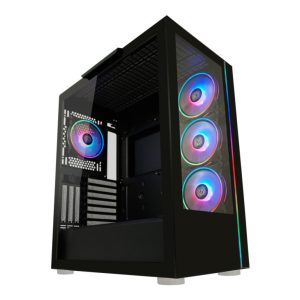 Ohišje LC Power Gaming 808B Skylla_X ATX - črna RGB