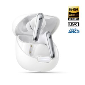 Slušalke brezžične Anker ušesne z mikrofonom BT Liberty 4 NC bele ANC (A3947G21)