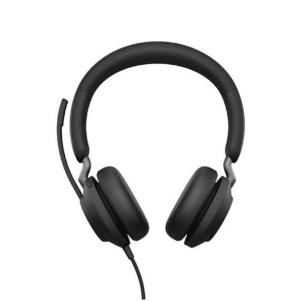 Slušalke žične Jabra naglavne USB Evolve2 40 SE Stereo MS črna z mikrofonom (24189-999-999)
