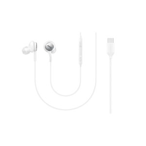 Slušalke žične ušesne USB-C Samsung AKG bele (EO-IC100BWE)