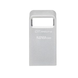 Spominski ključek 128GB USB 3.2 Kingston DT Micro 200MB/s - kovinski/micro/srebrn (DTMC3G2/128GB)