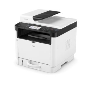 Tiskalnik Laserski Multifunkcijski Ricoh M320 A4/tiskanje/skeniranje/kopiranje/Duplex/Wi-Fi/LAN (408536) s priloženim tonerjem za 1000 izpisov