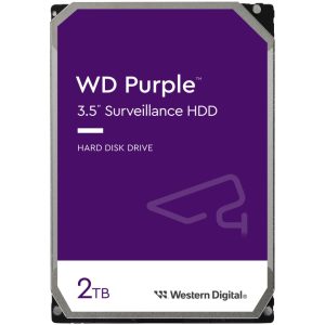 Trdi disk 2TB SATA3 WD23PURZ 6Gb/s 256MB Purple - primerno za snemalnike 24/7 delovanje