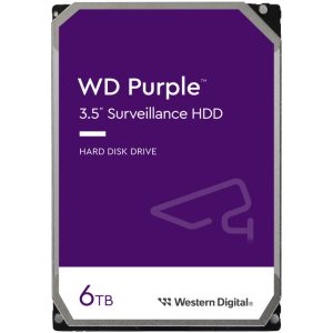 Trdi disk 6TB SATA3 WD64PURZ 6Gb/s 256MB Purple - primerno za snemalnike 24/7 delovanje