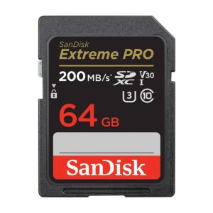 Spominska kartica SDXC 64GB Sandisk Extreme Pro Extreme 200MB/s/90MB/s U3 V30 UHS-I (SDSDXXU-064G-GN4IN)