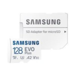 Spominska kartica SDXC-Micro 128GB Samsung Evo Plus 130MB/s/U3 V30 UHS-I +adapter (MB-MC128KA/EU)