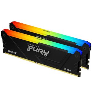 DDR4 64GB 3200MHz CL16 KIT (2x32GB) Kingston RGB Fury Beast XMP2.0 1